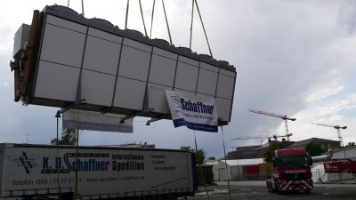 Transport von DryCooler 5.000 kg
